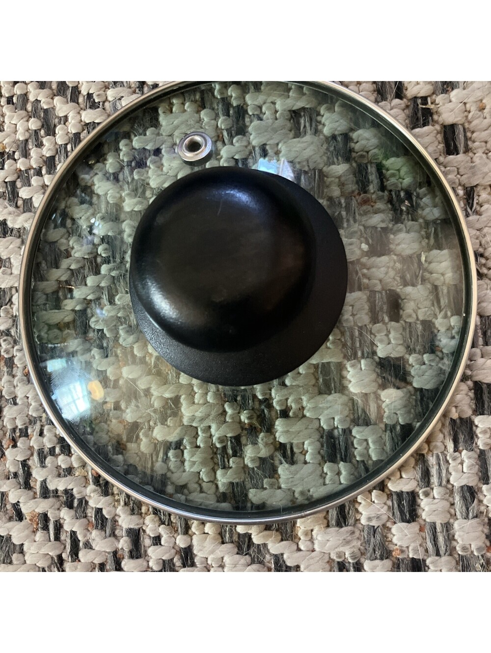 Tramontina Glass Replacement Saucepan Lid, 5 1/4โ, Black Knob